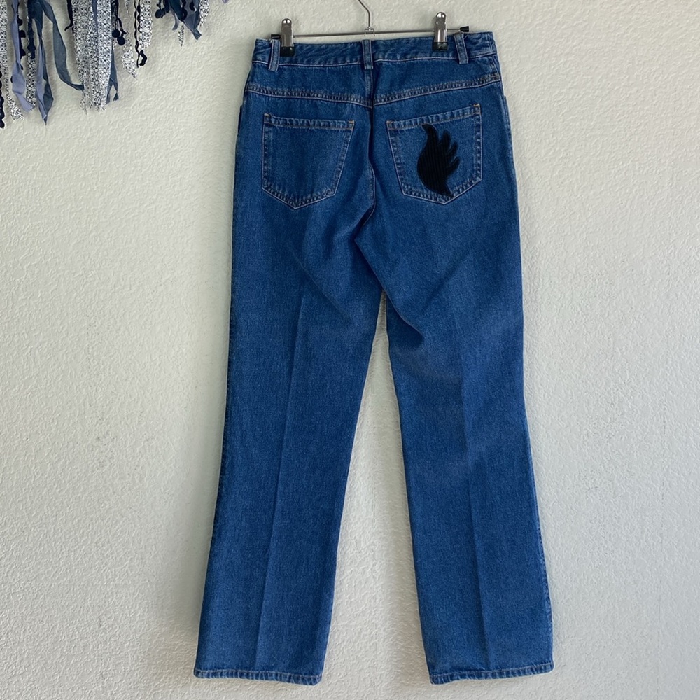 Vintage Forenza black corduroy detail jeans. - Picture 6 of 7